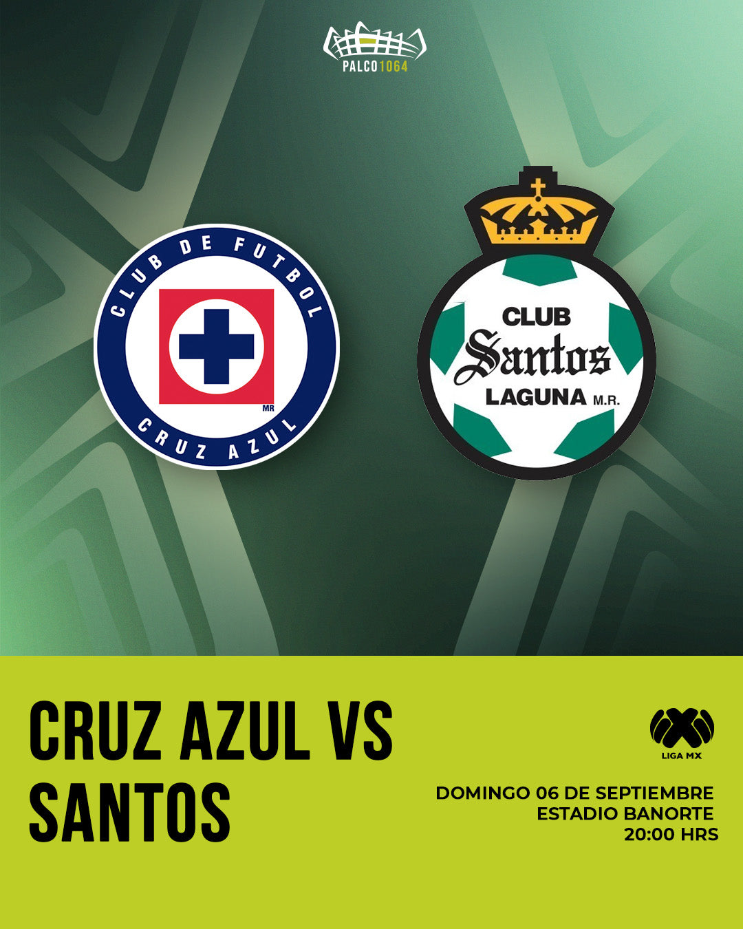 6 SEP, 2026 - Cruz Azul VS Santos Laguna (Liga MX)